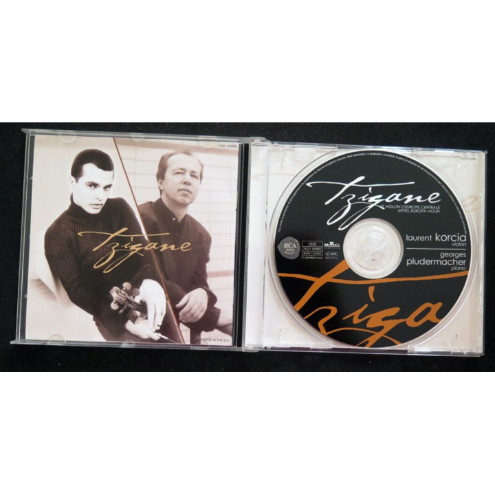 DISQUE CD TZIGANE Laurent Korcia et Georges Pludermacher
