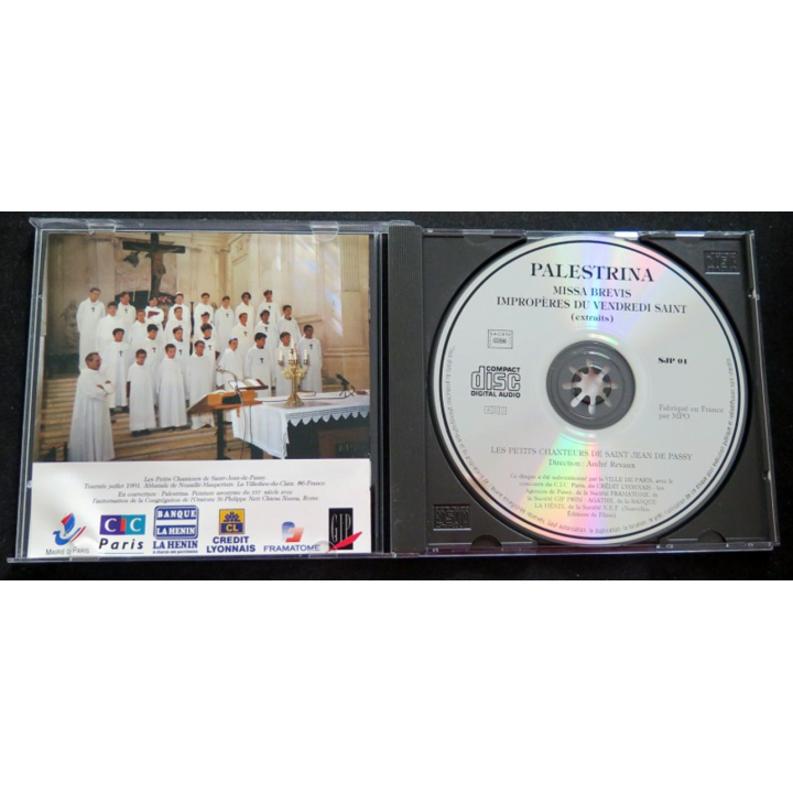 DISQUE CD Palestrina les petits chanteurs de Saint Jean de Passy