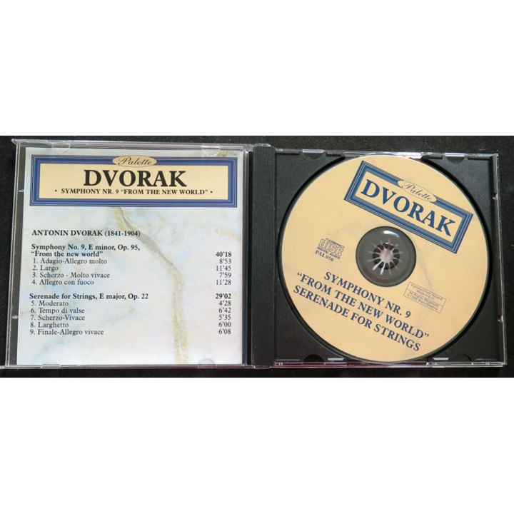 DISQUE CD DVORAK Symphonie n° 9 "From the new world"