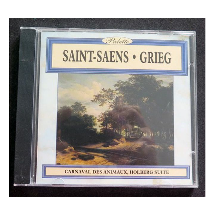 DISQUE CD SAINT-SAENS GRIEG Carnaval des animaux, Holberg suite