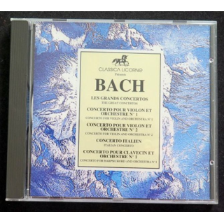 DISQUE CD BACH les grands concertos 