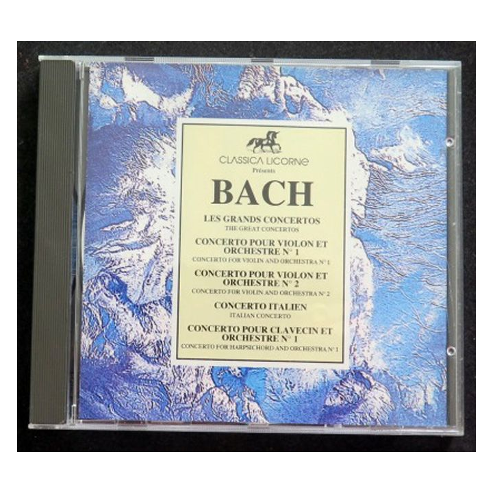 DISQUE CD BACH les grands concertos 