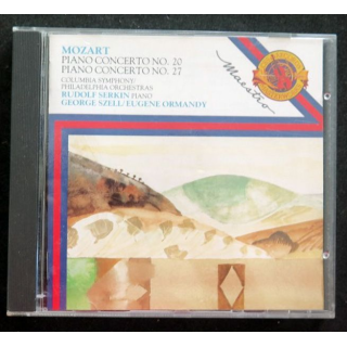 DISQUE CD MOZART concertos pour piano n° 20 et n° 27