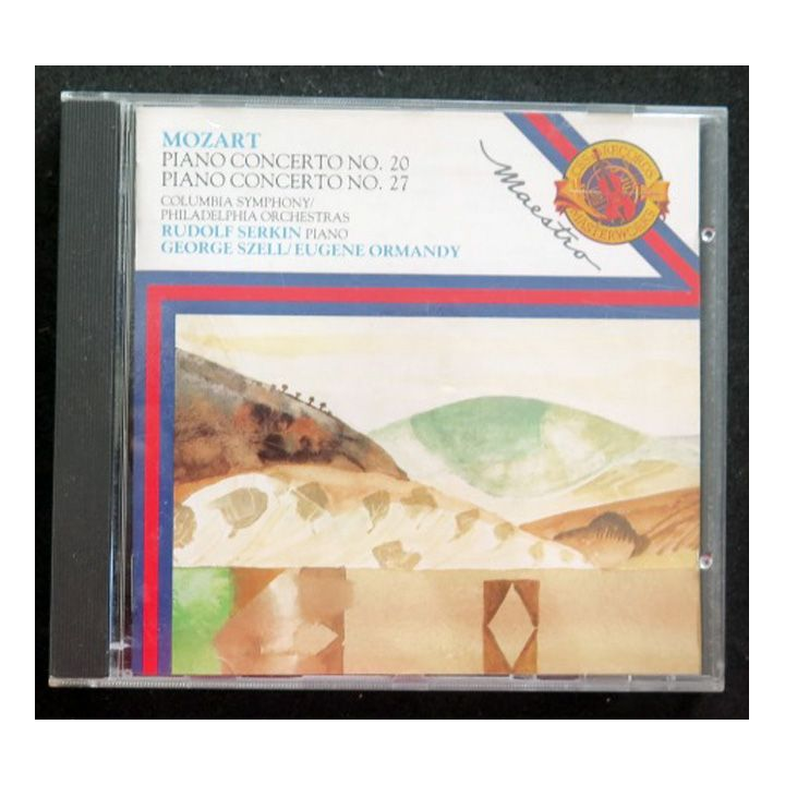 DISQUE CD MOZART concertos pour piano n° 20 et n° 27