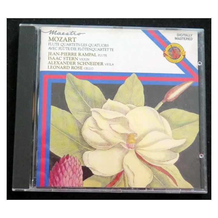 DISQUE CD MOZART Les quatuors avec flute