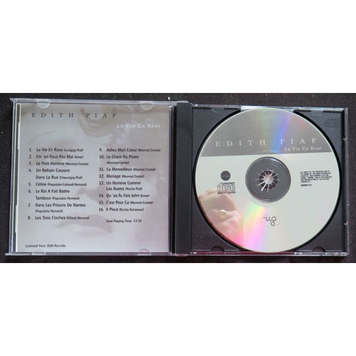 DISQUE CD Edith Piaf La vie en Rose