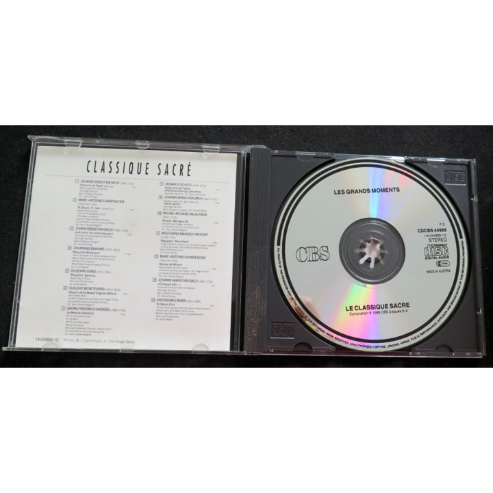 DISQUE CD Classique sacré
