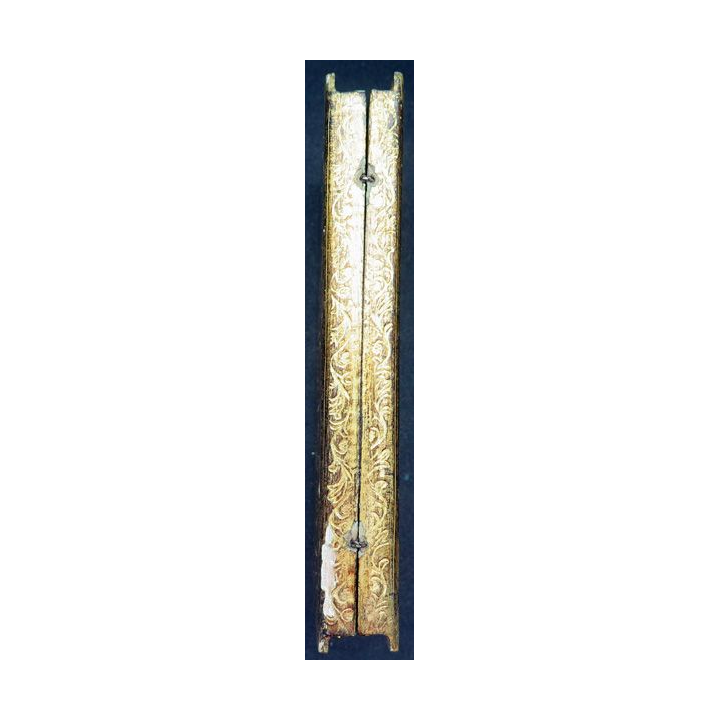 Boitier comprenant un crucifix et une prière de Saint François d'Assise 11,5 x 17,5 cm