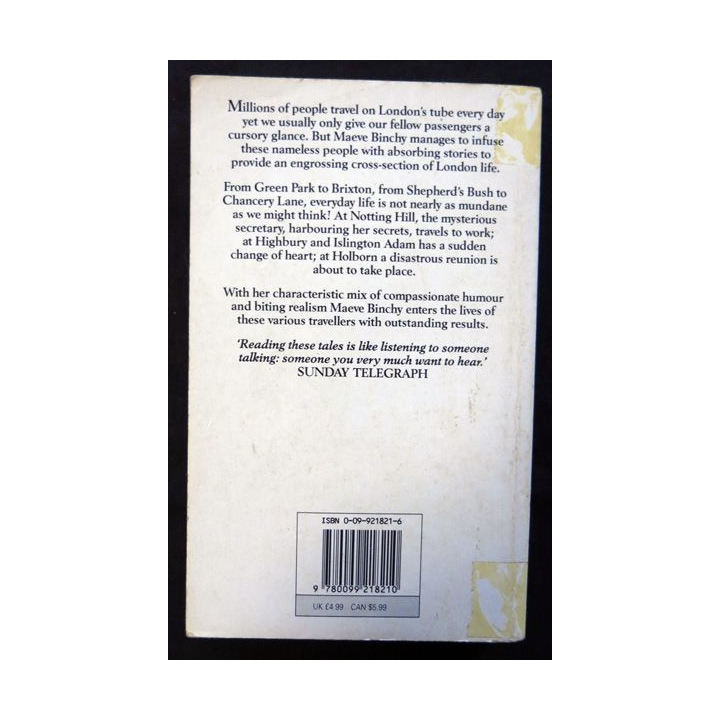 Victoria line, Central line de Maeve Binchy aux éditions Arrow