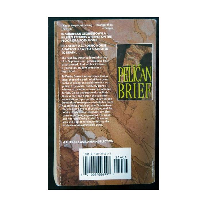 The Pelican Brief de John Grisham aux éditions Island