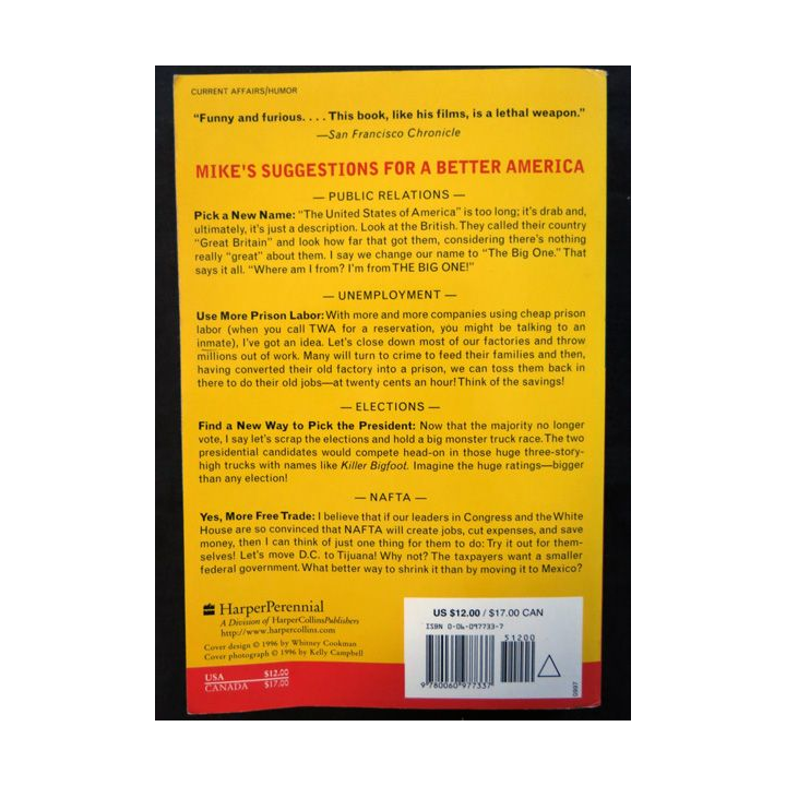 Downsize This! de Michael Moore aux éditions HarperPerennial