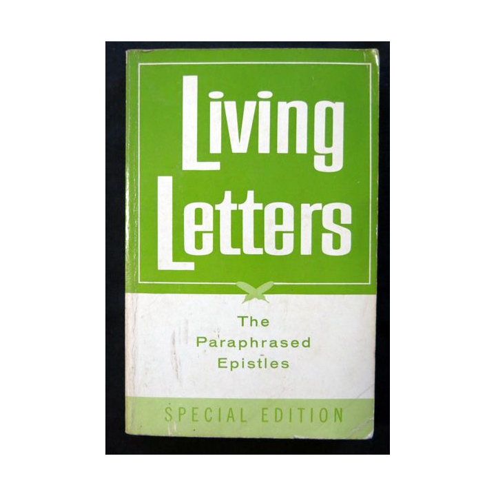 The paraphrased Epistles de Living Letters chez Spécial Edition
