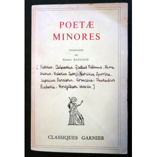 Poetae Minores Par Ernest Raynaud Librairie Garnier Frères année 1931