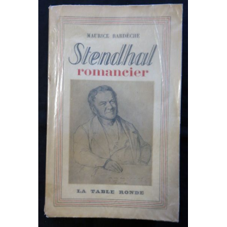 Stendhal romancier de Maurice Bardèche aux éditions  de la table Ronde 1947