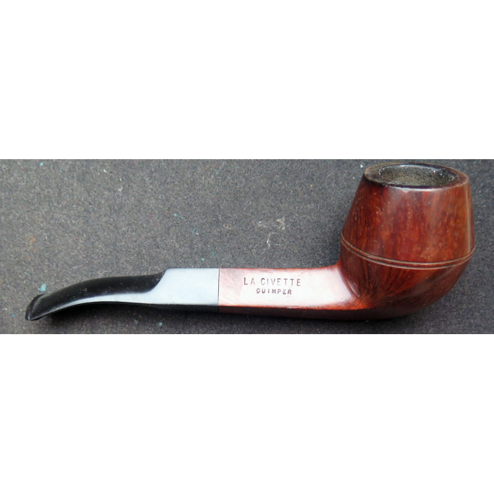 Pipe en bois Chacom Bayard  La Civette Quimper culotée vintage longueur 14 cm