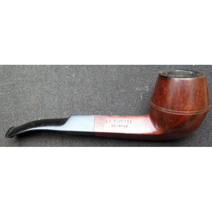 Pipe en bois Chacom Bayard  La Civette Quimper culotée vintage longueur 14 cm