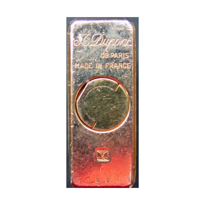 BRIQUET : briquet Dupont en laque de Chine et plaqué or n° S4EF61