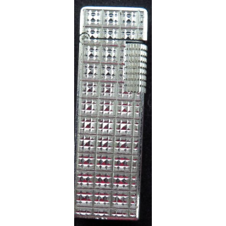 BRIQUET : briquet argenté Zaima Garina Japan 