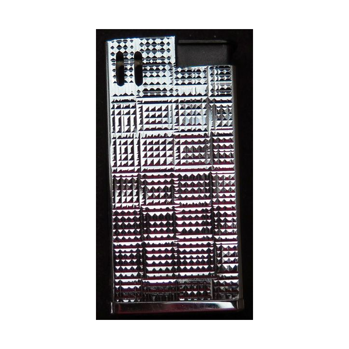 BRIQUET : briquet argenté Sim Made in France 5,8 x 1,3 x 3 cm