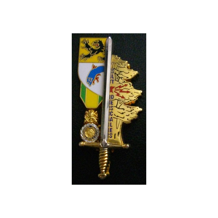 PROMOTION EOR F 2A : SOUS-LIEUTENANT DESCALES (OPAQUE DORÉ)