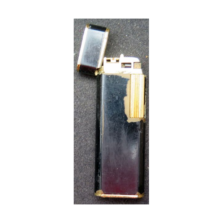 BRIQUET : briquet en acier noir Myon Made in France