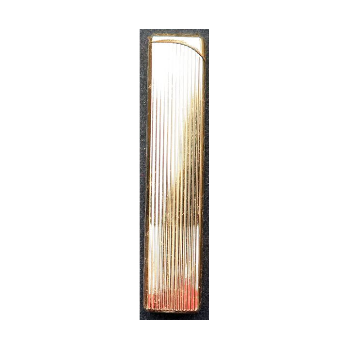 BRIQUET : briquet doré TF 999 7,8 x 1,5 x 0,8 cm