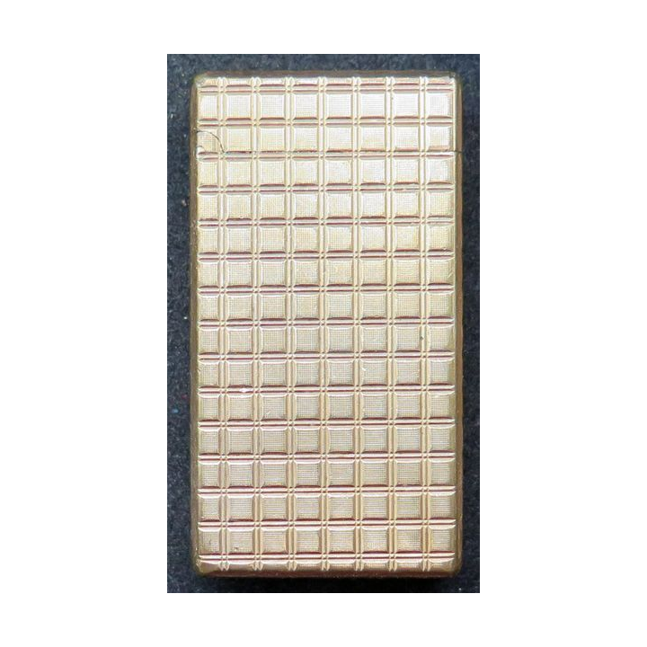 BRIQUET : briquet doré Myon Paris 6 x 1,2 x 3,2 cm