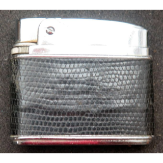 BRIQUET : briquet en acier et simili cuir noir Rowenta Gas Snip 5,3 x 4,7 x 1,3 cm