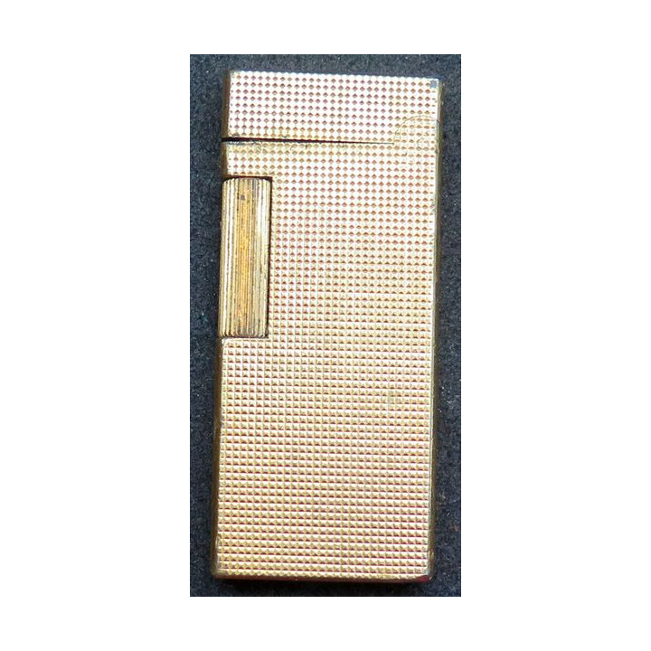 BRIQUET : briquet en métal doré 3 x 6,9 x 0,7 cm