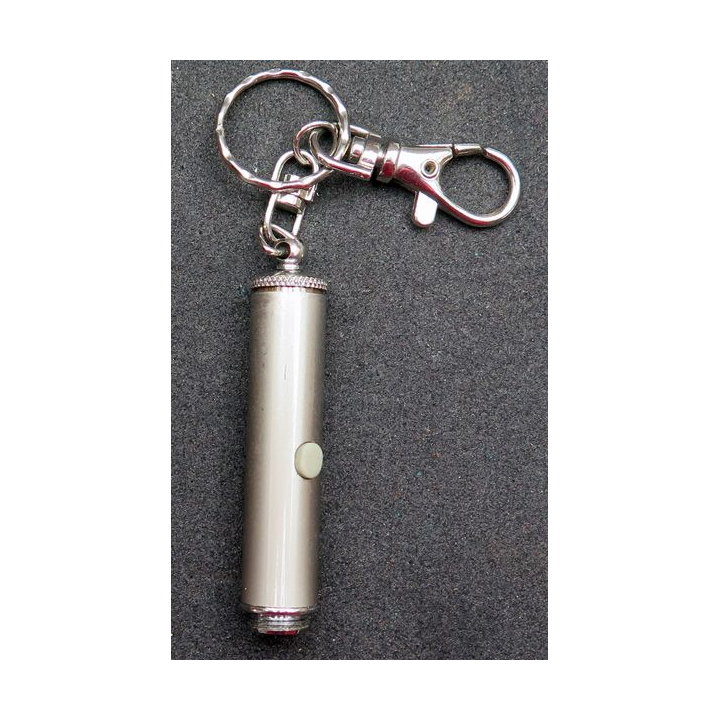 Porte clé Pointeur laser faisceau rouge en état de fonctionnement