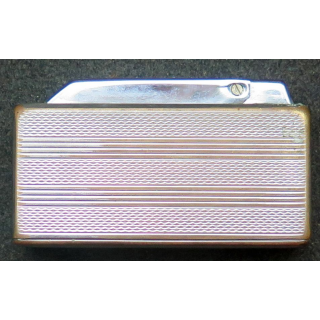 BRIQUET : briquet en acier argenté Calibri mono bas 5,5 x 3 x 1,2 cm 