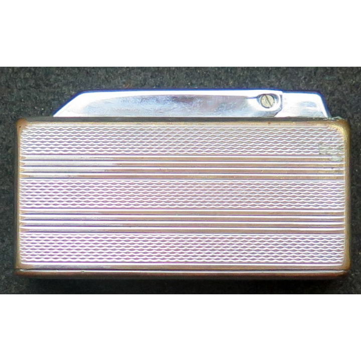 BRIQUET : briquet en acier argenté Calibri mono bas 5,5 x 3 x 1,2 cm 