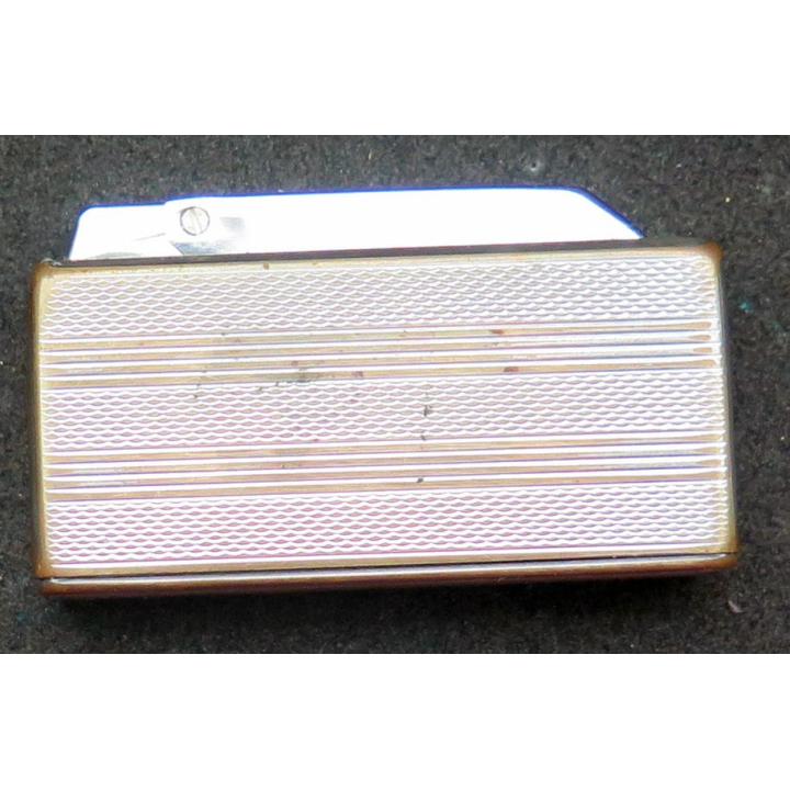 BRIQUET : briquet en acier argenté Calibri mono bas 5,5 x 3 x 1,2 cm 