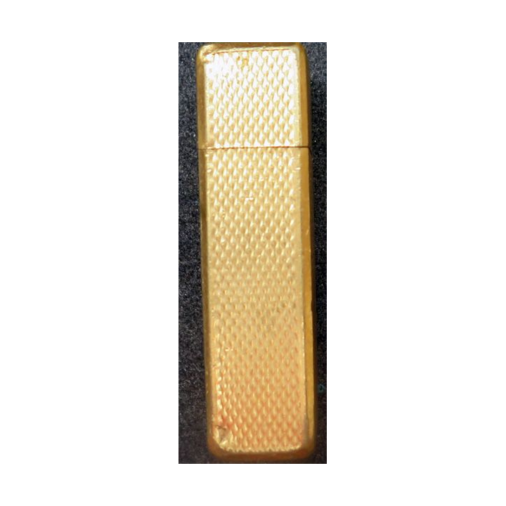 BRIQUET : briquet en acier doré Myon 5 x 3 x 1,3 cm 