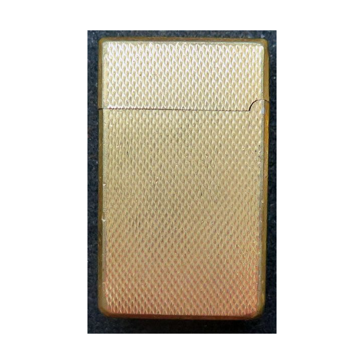 BRIQUET : briquet en acier doré Myon 5 x 3 x 1,3 cm 