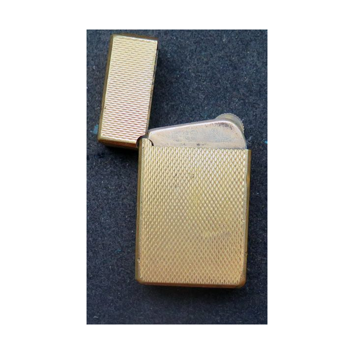 BRIQUET : briquet en acier doré Myon 5 x 3 x 1,3 cm 