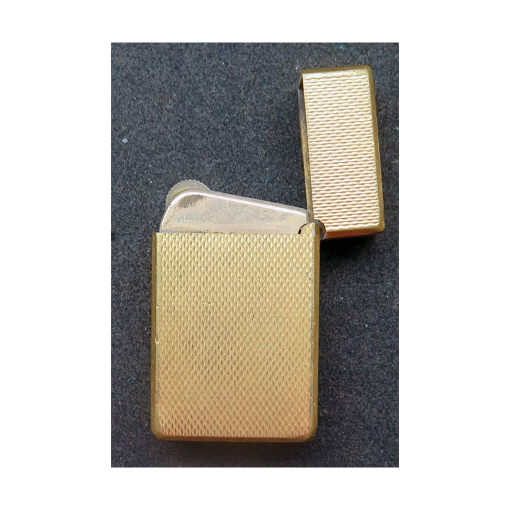 BRIQUET : briquet en acier doré Myon 5 x 3 x 1,3 cm 