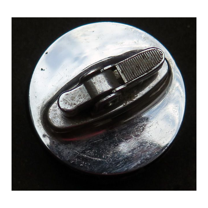 BRIQUET : briquet de table en acier recouvert de plastique