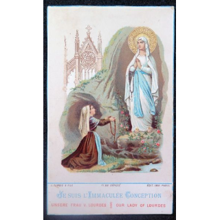 IMAGE PIEUSE : Je suis l'Immaculée Conception de lourdes