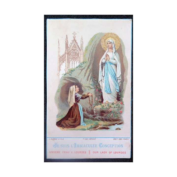 IMAGE PIEUSE : Je suis l'Immaculée Conception de lourdes