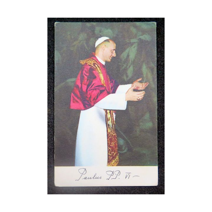 IMAGE PIEUSE : Pape Paul VI