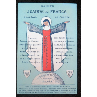IMAGE PIEUSE : Sainte Jeanne de France