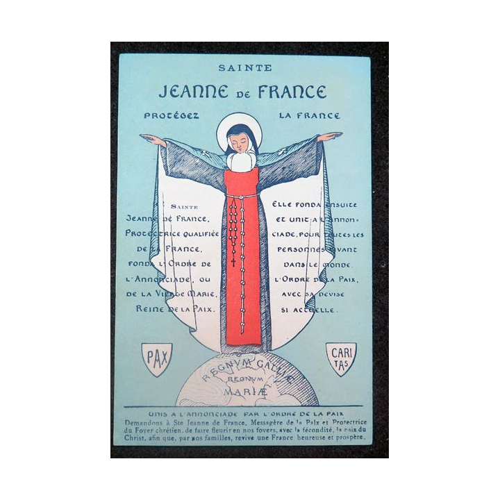 IMAGE PIEUSE : Sainte Jeanne de France