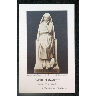 IMAGE PIEUSE : Sainte Bernadette