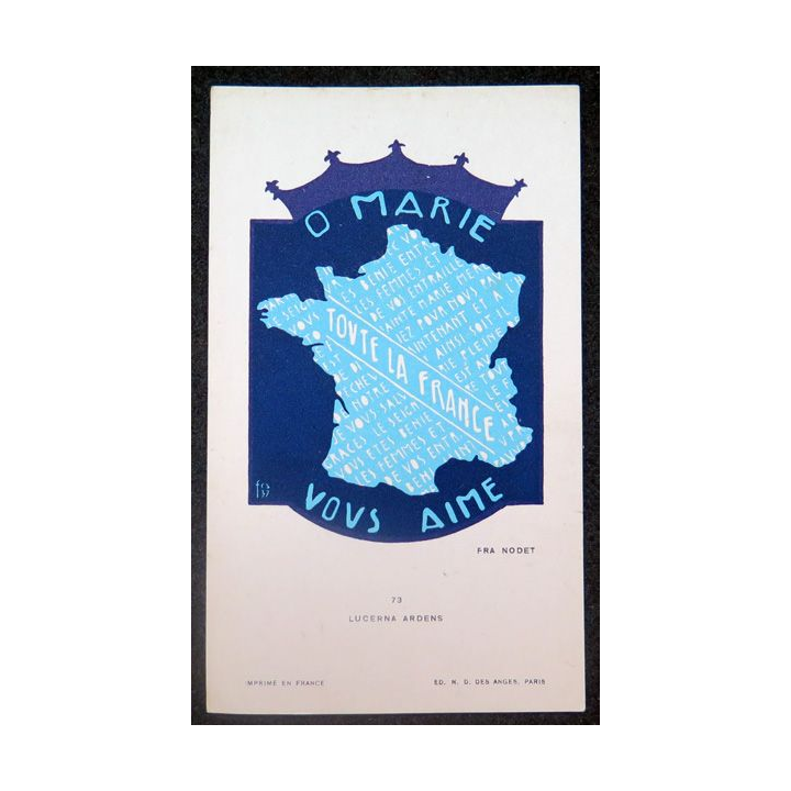 IMAGE PIEUSE : O Marie toute la France vous aime