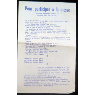 IMAGE PIEUSE : Livret pour participer à la messe