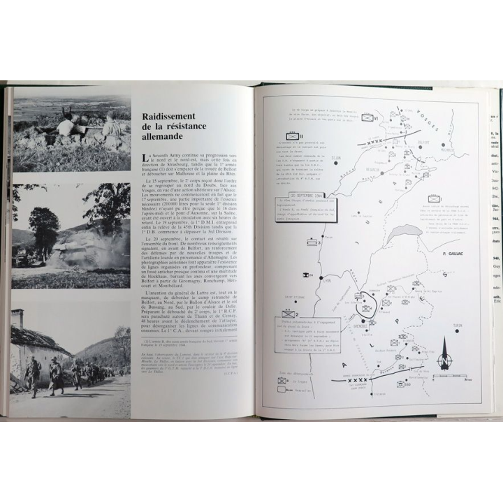 L'armée de la Victoire Tome 3 De la Provence à l'Alsace 1944 de Paul Gaujac Lavauzelle 1984 Toilé