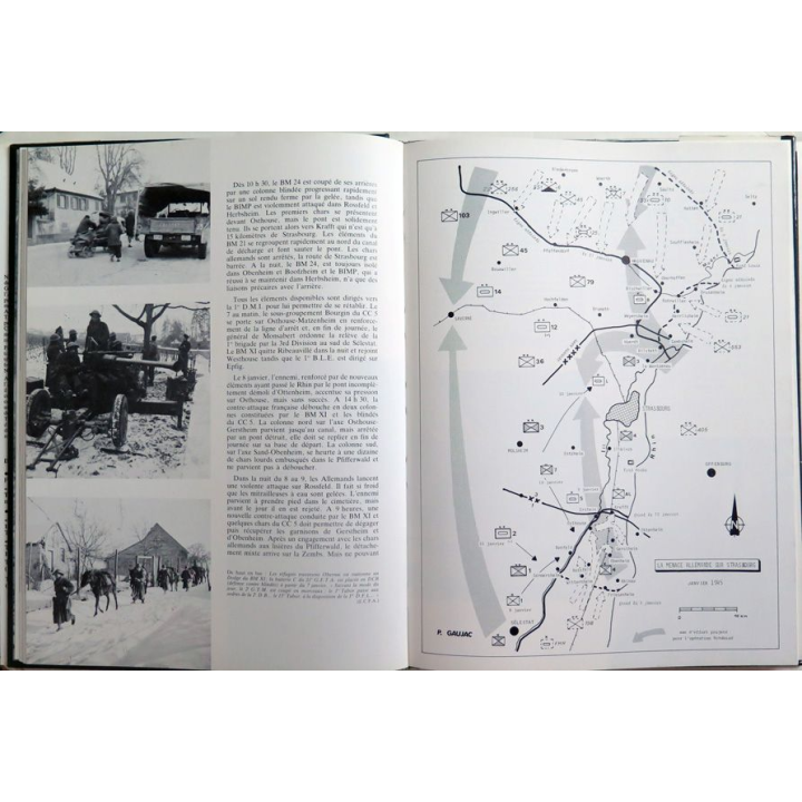 L'armée de la Victoire Tome 4 Du Rhin au Danube 1944 - 45 de Paul Gaujac Lavauzelle 1986 Toilé