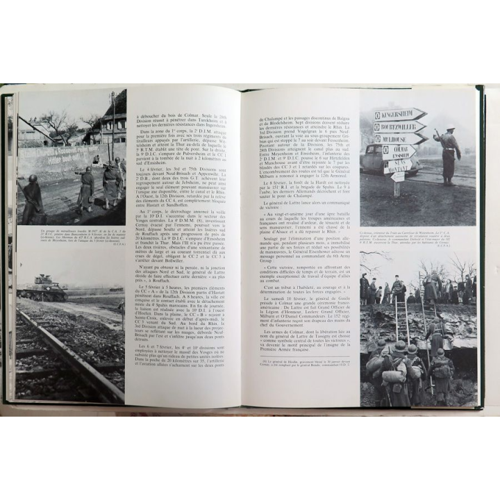 L'armée de la Victoire Tome 4 Du Rhin au Danube 1944 - 45 de Paul Gaujac Lavauzelle 1986 Toilé