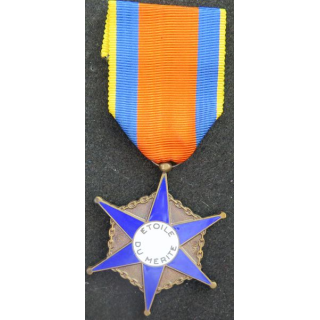 FRANCE : médaille de l'étoile du Mérite Franco Allié